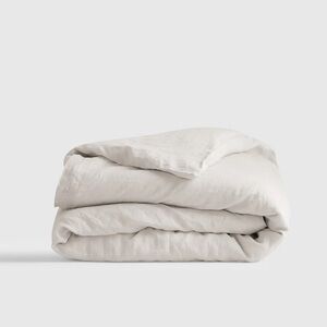 QUINCE European Linen Duvet Cover King/Cal King Sand 6743